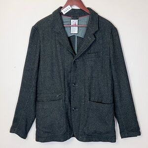 Relwen Trap Wool Blend Blazer Sport Coat Jacket - Men's Size M - Green